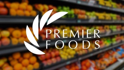 premier foods in a grocery store with fruit and vegetables