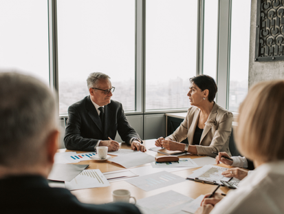 Board meeting discussion