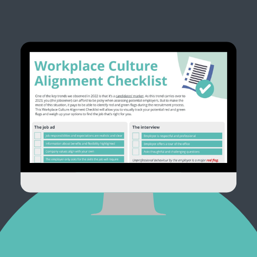 Workplace culture alignment checklist Six Degrees Executive